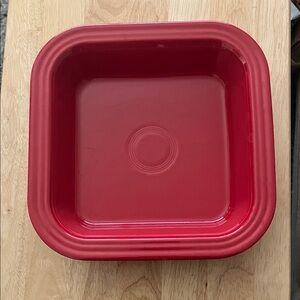 Fiesta Red Square Baking Dish 9x9